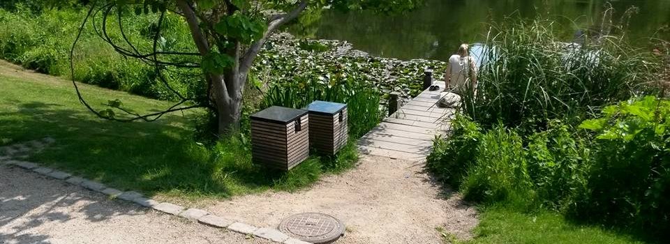 Vej og park