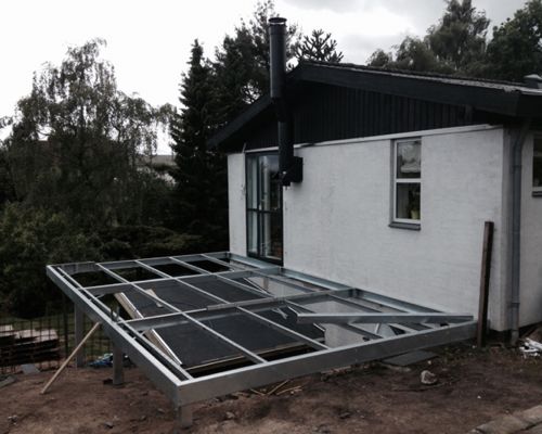 Nemt Fundament Stal Vejle Terrasse